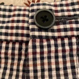 Men’s Tommy Bahama navy/burgundy check seersucker shorts -40